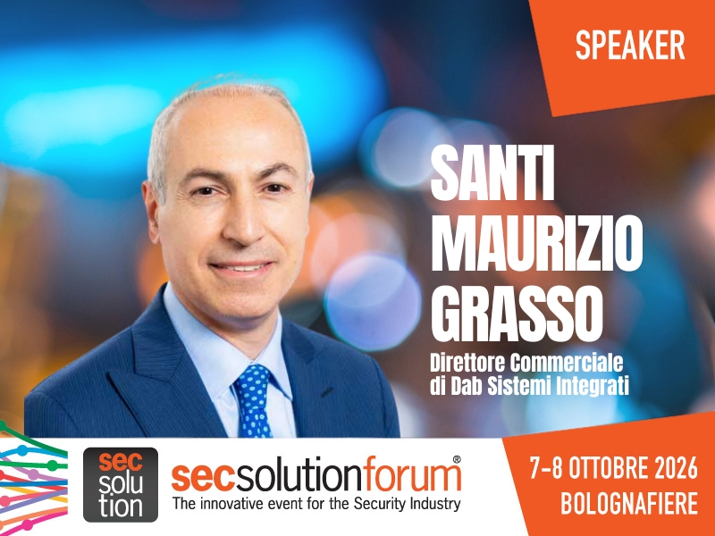 Agentic AI nella security: evoluzione del mercato e nuove opportunità, nell’intervento di Grasso di DAB a secsolutionforum 