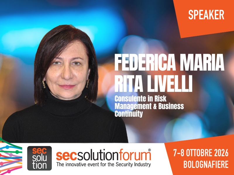 Cyber resilienza e sicurezza della sanità: un confronto strategico. Federica Maria Rita Livelli a secsolutionforum 2026