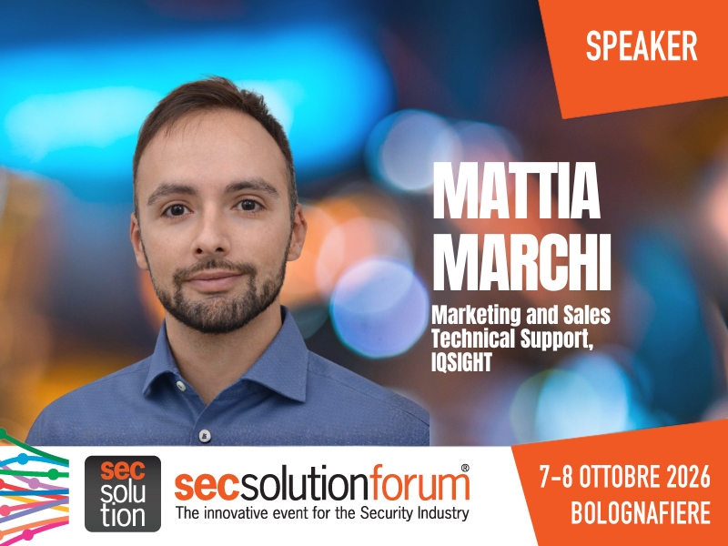 Trasformare i dati video in informazioni “azionabili”: lo speech di IQSIGHT a secsolutionforum 2026