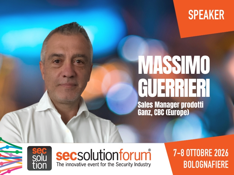 secsolutionforum 2026: Ganz, CBC (Europe), e il nuovo modello di sicurezza urbana tra AI e riduzione dei costi